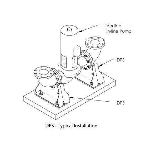 Easyflex VibraSystems Vertical in-line Pump Stands - Image 2