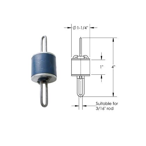 Easyflex VibraSystems Wire Hangers Vibration Isolation, Deflection  0.200 inch