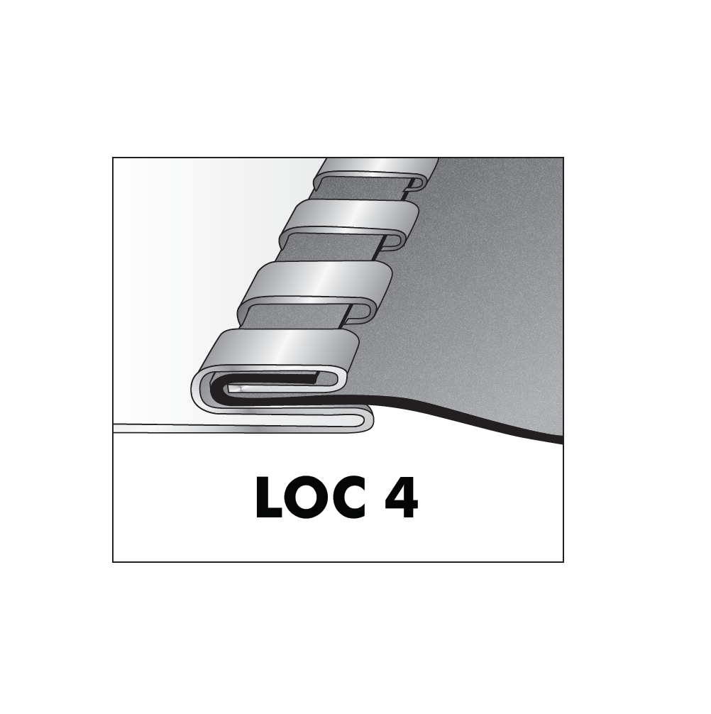 Easyflex 9.45" x 82 ft. Rox Flexible Duct Connector, 28 ga. (1.77" x 5.9" x 1.77") - Image 3