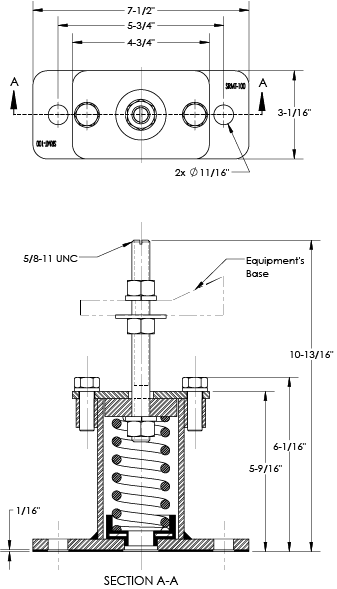Easyflex VibraSystems Spring Vibration Isolators with 1/2" Deflection - Image 4